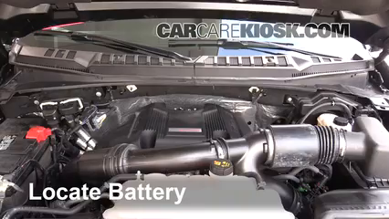 2017 Ford F-150 Raptor 3.5L V6 Turbo Crew Cab Pickup Battery Replace